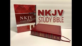 NKJV Study Bible Review 3rd Edition Crimson Leathersoft [upl. by Chelsey681]