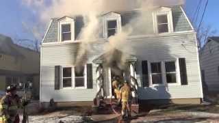 Babylon LINY Working House Fire January 10 2015 [upl. by Terry817]