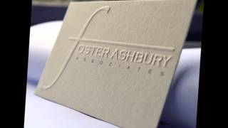 Embossed business cards from The Print Warehouse [upl. by Skippy602]