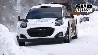 ❄️ Test WRC Rallye Monte Carlo 2024  Adrien Fourmaux Puma Rally1 Jour 2 [upl. by Ailaroc]