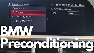 BMW How to use Preconditioning and Preventillation [upl. by Ariaic16]