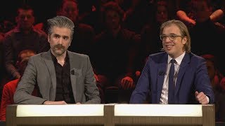 Philippe Geubels en Jeroom in De Slimste Mens ter Wereld 2017 [upl. by Eelasor]