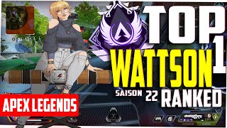 Wattson Bebou en ranked Gameplay saison 22 [upl. by Merralee801]