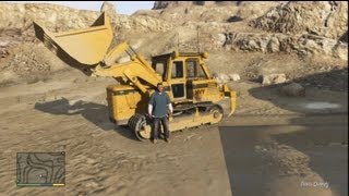 ★ GTA 5  Bulldozer Locations amp Gameplay [upl. by Efi]