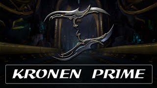 Warframe Weapon Encyclopedia  Kronen Prime 2022 [upl. by Lasala85]