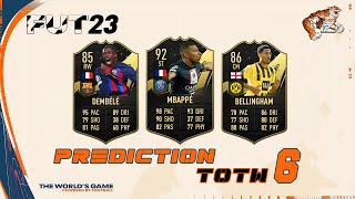 FIFA 23 Predictions Team of the Week 6 TOTW [upl. by Werd]