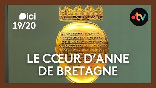 Le reliquaire du cœur dAnne de Bretagne retrouve sa place au musée Dobrée [upl. by Dnarud36]