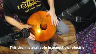 Idiopan Steel Tongue Drums New 14quot Dual Tone Series in E Major Pentatonic [upl. by Pani435]