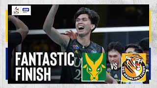 USTS EPIC FINISH VS FEU🔥 UAAP SEASON 86 MEN’S VOLLEYBALL [upl. by Lacee808]