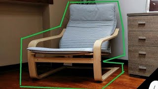 POANG IKEA Montare Poltrona HOW TO mount armchair [upl. by Eimmelc]