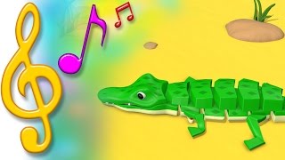 TuTiTu Songs  Crocodile  Songs for Children with Lyrics [upl. by Nauq643]