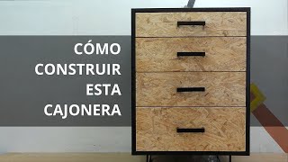 Cómo construir una cajonera descargar planos gratis [upl. by Ilise]