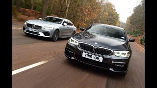 2019 BMW 530e vs 2019 Volvo S90 T8 [upl. by Perseus]