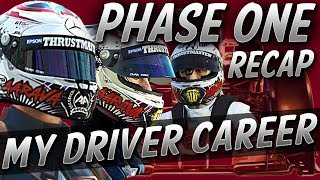 F1 MyDriver Career Seasons 1  3 Phase One Recap 2015  2017 [upl. by Mellins]