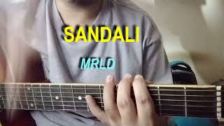 mrld  Sandali  Guitar chords Tutorial [upl. by Eniamej482]