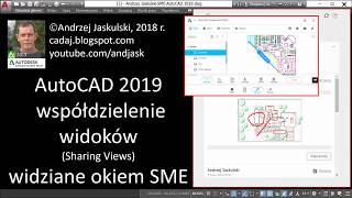 AutoCAD 2019  współdzielenie widoków Widziane okiem SME 2 [upl. by Gabrila]