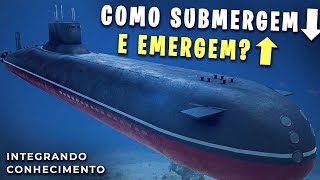 Como os submarinos submergem e emergem [upl. by Hteboj]