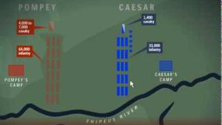 Five Minute Battle Narratives Pharsalus 48 BC [upl. by Atnuahs]