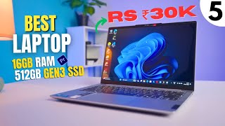 Top 5 Best Laptops Under 30000 in 2024🔥Best Laptop Under 30000🔥Laptops for Office Students Editing [upl. by Michail]