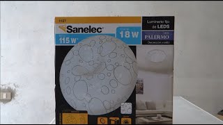 LUMINARIA FIJO LED SANELEC [upl. by Jard]