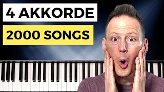 Mit 4 einfachen Akkorden tausende Songs spielen [upl. by Reichert]