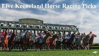 Live Keeneland Closing Day Horse Racing Picks [upl. by Eiralam]