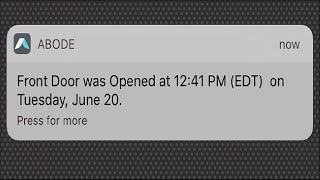 How to Manage Notifications for the Abode Home Security System [upl. by Oaks]