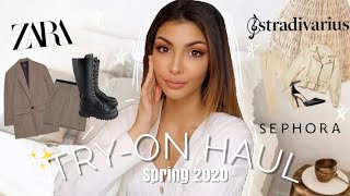 🛍 Try On Haul Stradivarius  Nasty Gal spécial Hiver  Printemps 2020 Lisa Ngo [upl. by Macey437]