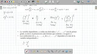 Ecuaciones diferenciales lineales y no lineales [upl. by Zweig]