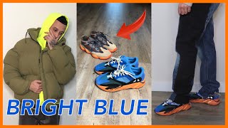 How I Tried To Style The YEEZY 700 Bright Blue [upl. by Winfrid]