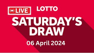 The National Lottery Lotto Draw Live Results from Saturday 06 April 2024  lotto live [upl. by Beckerman63]