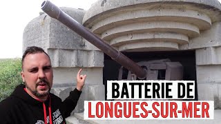 BATTERIE de LONGUESSURMER in Normandy  TOUR [upl. by Neff]