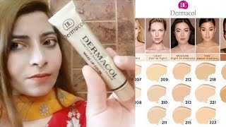 Dermacol foundation Shade 210 Review [upl. by Aroon24]