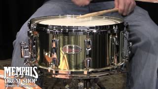 Pearl 14x65 Reference Series Brass Snare Drum [upl. by Nylzzaj406]