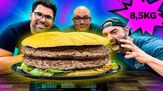 85KG O MAIOR BURGER de SP  Feat Fontoura Inimigodorodizio [upl. by Herrle320]