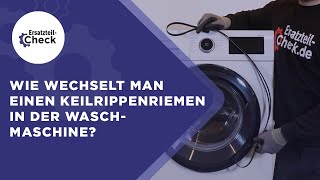 Wie wechselt man einen Keilrippenriemen in der Waschmaschine [upl. by Edy671]