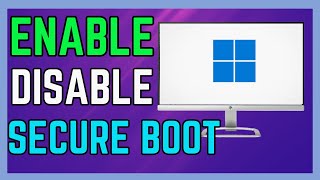 How To Enable Disable Secure Boot in Windows 11  Simple Guide [upl. by Yuht164]