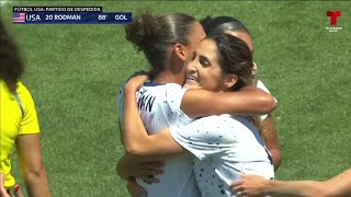 USWNT vs Gales Segunda Gol de Trinity Rodman  9 de Julio 2023 [upl. by Paresh395]