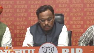 BJP National General Secretary Shri Vinod Tawde addresses Bihar NDA press conference at BJP HQDelhi [upl. by Kram]