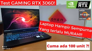 HP OMEN 15 RTX 3060 2021 INDONESIA  Test GAMING amp REVIEW [upl. by Acinod]