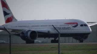 British Airways Boeing 787 First Landing At Austin Bergstrom International Airport [upl. by Ikir]