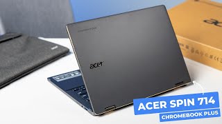 Acer Chromebook Plus Spin 714 Unboxing amp Impressions [upl. by Raynard]