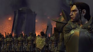 Teyran Loghain abandons the king and Grey Wardens in battle dragonage eagames gaming [upl. by Martguerita]