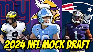 2024 NFL 2 ROUND Mock Draft Free Agency Edition [upl. by Roanna267]