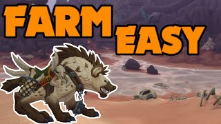 WOW Dune Scavenger MOUNT Farm Tutorial [upl. by Quirk]