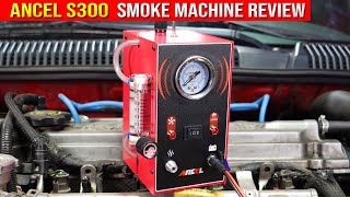 Ancel S300 Leak Detector Review Automotive Smoke Machine EVAP Tester [upl. by Sublett]