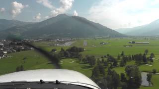 Rundflug durch die Alpen nach Zell am See [upl. by Auqinal]