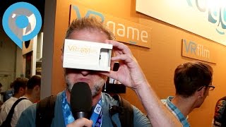 Virtual Reality für 15 Euro  Vroogles auf der Gamescom [upl. by Sidwel337]