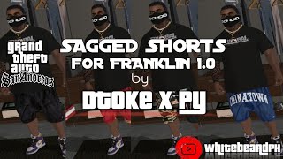 Sagged Shorts for FRANKLIN 10 by DtoKe x Py GTA SAN ANDREAS ANDROID [upl. by Sokil]