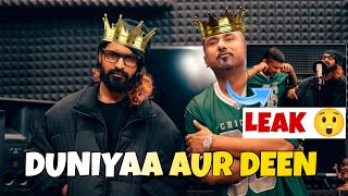 DUNIYAA AUR DEEN  EMIWAY BANTAI X YO YO HONEY SINGH 🔥 ALBUM  THE END  RAFTAAR KRNA amp BADSHAH 😂 [upl. by Rutherfurd314]